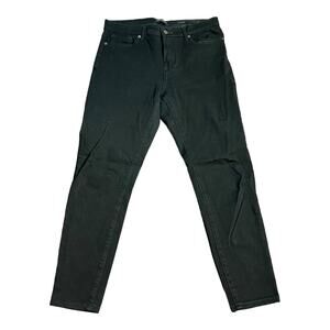 Banana Republic Womens Jeans Black Mid-Rise Skinny 30 Basic Casual Denim Pants